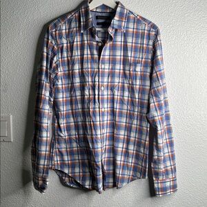 Banana Republic Multicolor Plaid Button Down Shirt size small